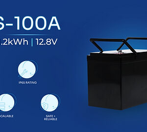 Lithium Battery S-100A 1.2kWh  |  12.8V (S-Series)